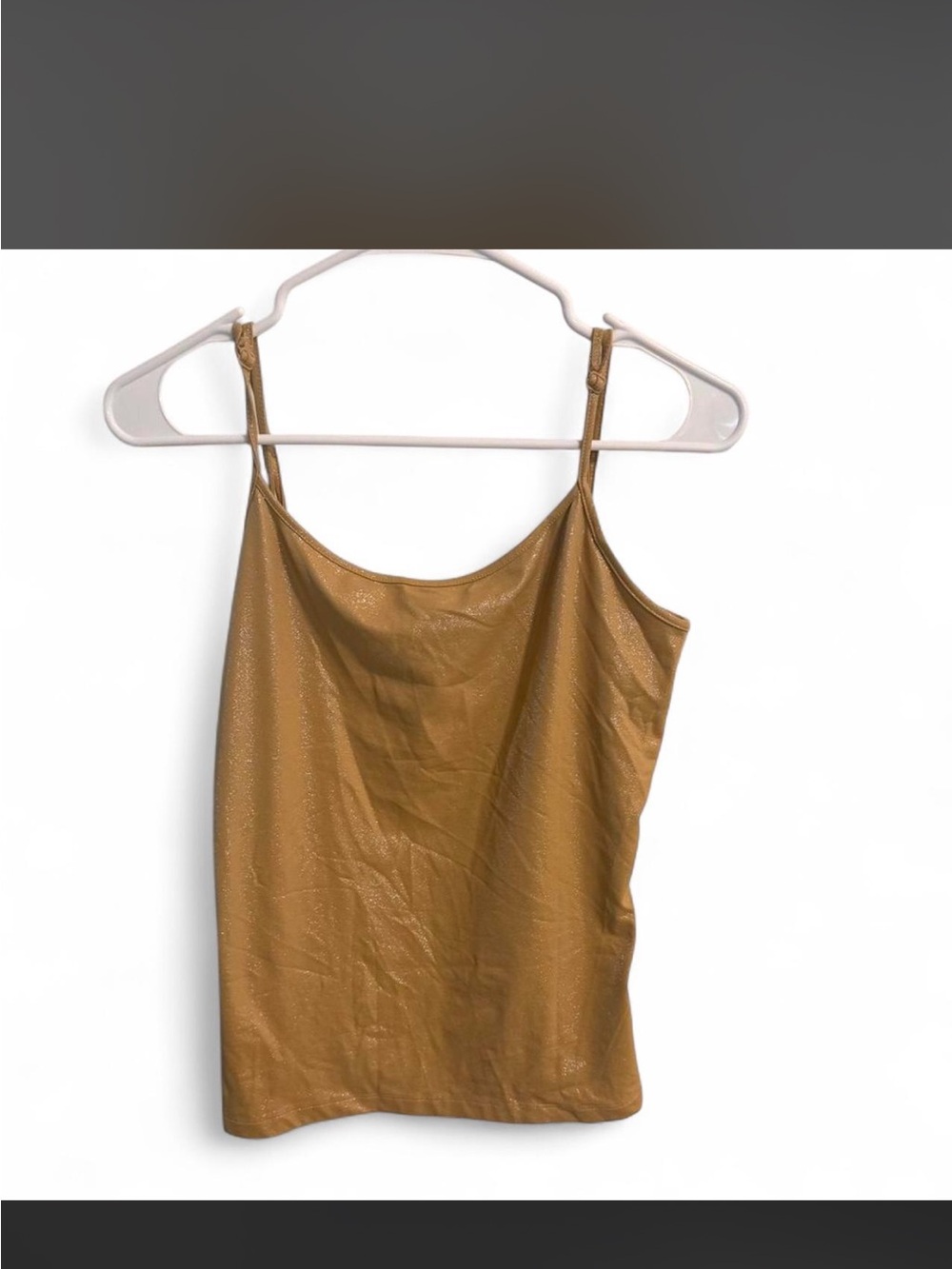 Apostrophe Metallic Gold Cami Tank - Women